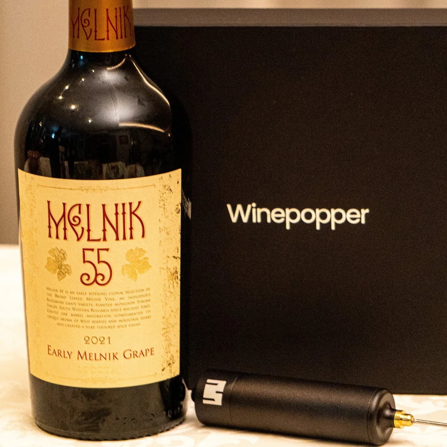Combo Winepopper The British Bulldog